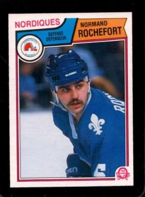 1983-84 O-PEE-CHEE #300 NORMAND ROCHEFORT EX NORDIQUES *X70469 - Image 1 of 2