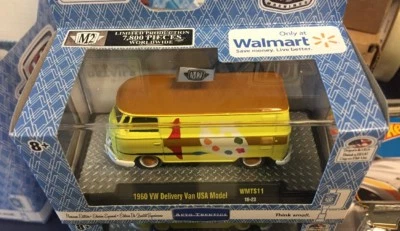 60 1960 PAINTER TAN YELLOW DELIVERY VAN 18-23 USA MODEL VW VOLKSWAGEN WALMART M2 - Image 1 of 4