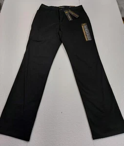 Pantaloni Lee Effortless Wash & Wear gamba dritta vita media neri 8 medi nuovi con etichette - Foto 1 di 14