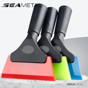 1PC Window Tint Water Rubber Blade Scraper Shower Squeegee W/Handle Car Class - Picture 1 of 8
