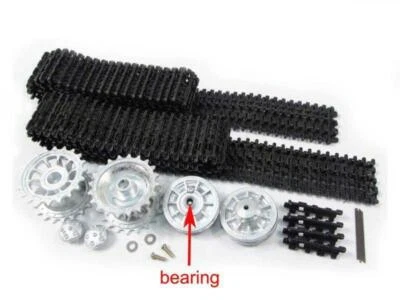 1/16 RC Tank Mato HengLong MT001 Metal Tracks Sprockets Idler Wheels For Tiger I - Image 1 of 4