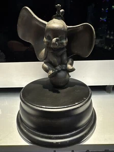 Disney Real Bronze Dumbo & Timothy Mouse Replica Of Statue By Cinderella Castle - Picture 1 of 6
