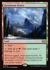*MtG: KARPLUSAN FOREST - Commander Tarkir: Dragonstorm Rare - magicman* - Bild 1 von 1