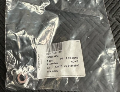 Комплект уплотнительных колец топливной форсунки Volkswagen — #03H198149 — подходит для Audi и Volkswagen - Изображение 1 из 3