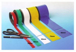 Magnetic Easy Wipe Racking Strip Warehouse Labelling Location Markers- IN STOCK - Picture 1 of 1