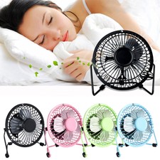 USB Fans Mini Portable Desktop Cooling Desk Quiet Fan Computers Laptop PC MAC UK