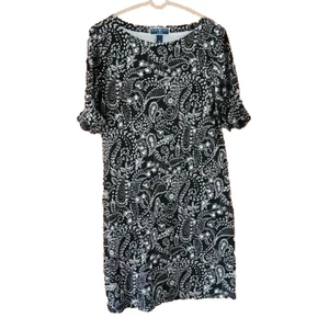 Karen Scott Paisley Sport Casual Dress Size Medium** - Picture 1 of 4