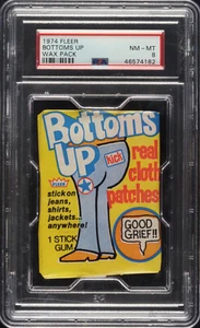 1974 Fleer Bottoms Up Wax Pack PSA 8 NM/MT - Picture 1 of 2