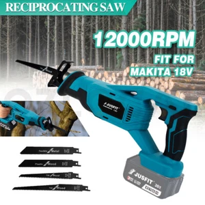 Cordless Reciprocating Saw Sabre Blade Cutting Power Tool For Makita 18V Battery - Picture 1 of 16