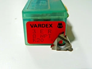 10 PIECES of VARDEX, 3ER 8NPT K20 CARBIDE INSERTS F1086 - Picture 1 of 9