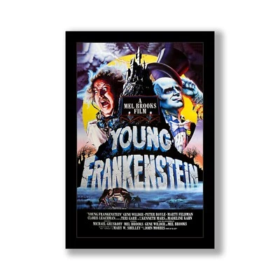 YOUNG FRANKENSTEIN - 11x17 Framed Movie Poster by Wallspace