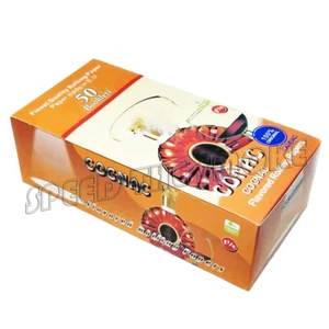 10×50 sheets COGNAC Wine Flavored Cigarette Rolling Paper 500 Papers 1 1/4 Size - Picture 1 of 4