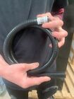 11 mm - 7/16 Zoll schwarz Silikon 1 Meter gerader Schlauch Kühlmittel Warmwasserbereiter Rohr