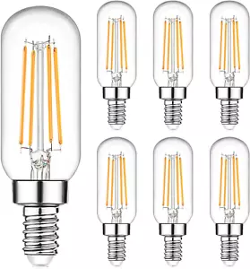 E12 Edison LED Light Bulbs 40 Watt Equivalent Candelabra, Dimmable 2700K Warm Wh - Picture 1 of 12