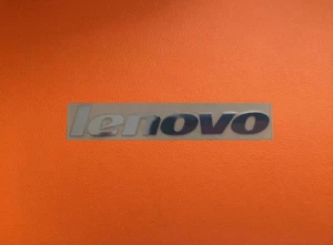 1 Stück Aufkleber für Lenovo Skylake Silber Chrom Farbe Logo Decal Badge 60mm x 9mm - Bild 1 von 1
