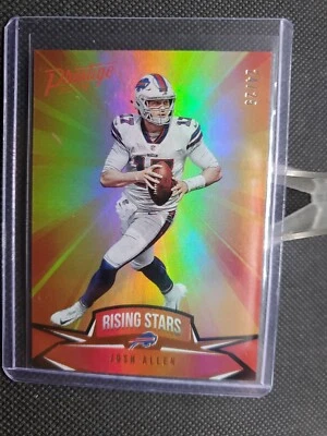 Josh Allen 2019 Panini Prestige Rising Stars Bronze #24/25 Bills SSP - Image 1 of 3