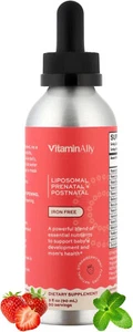 Liposomal Liquid Iron-Free Prenatal + Postnatal Multivitamin Drops - Picture 1 of 6