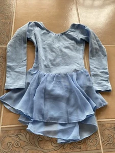 Zaclotre Girl's Cotton/ Spandex Blue Leotard Ballet Dance New - Picture 1 of 3