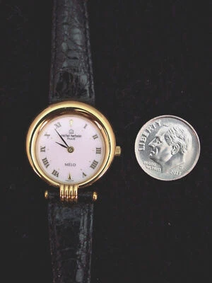 Reloj Pulsera, Dama, Francés Michel Herbelin Oro Cocodrilo Suizo 7 Joyas XX Foto 1 de 4