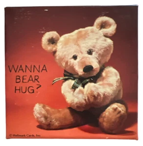 Mini rompecabezas cuadrado Springbok vintage años 80 “¿Quieres abrazar a un oso?” 70+ piezas completo - Imagen 1 de 6