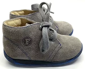Falcotto 1237 Baby Grau Wildleder Leder Lauflernwagen US 4 - Bild 1 von 8