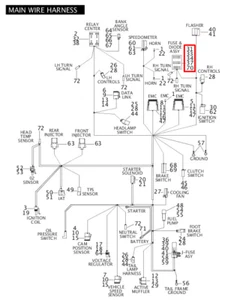 CUBIERTA BUELL FUSEBLOCK L0073.1AA - Imagen 1 de 3