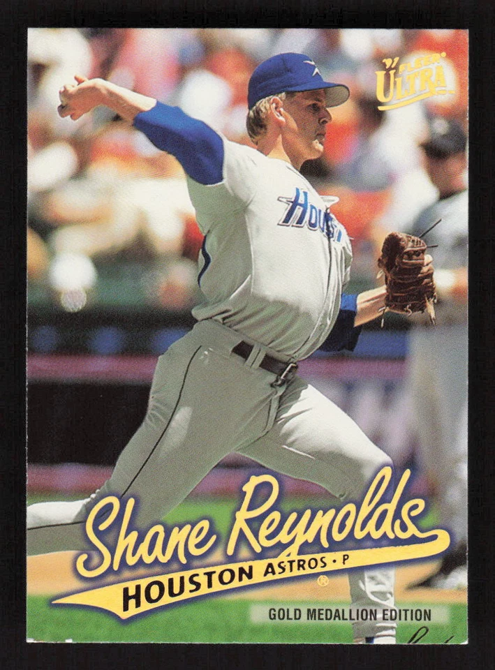 1997 Ultra Gold Medallion #G211 Shane Reynolds Houston Astros - Image 1 of 2