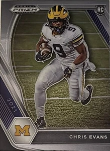 2021 PANINI PRIZM DRAFT PICKS #115 CHRIS EVANS ROOKIE WOLVERINES/BENGALS MINT - Picture 1 of 3