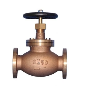 2" 5k Bronze Globe Valve Flanged-end - JIS F7301 5K50 - Picture 1 of 9