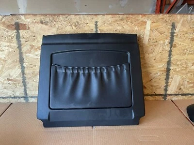 BMW E60 E65 E66 FRONT LEFT OR RIGHT SIDE SEAT BACK COVER PANEL BLACK OEM 121K - Image 1 of 4