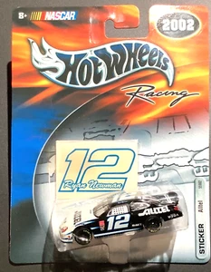 Hot Wheels Racing #12 Ryan Newman Alltel Sticker 2002 NASCAR 1:64 Ford Taurus - Picture 1 of 6