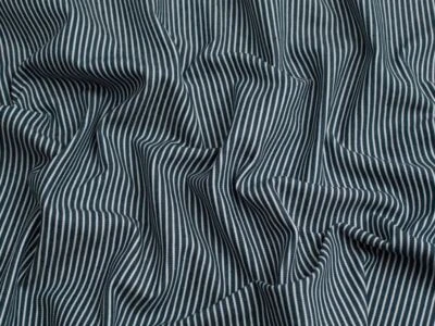 Minerva Core Range Stretch Woven Yarn Dyed Stripe Denim - per metre