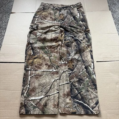 Vintage Gander Mens L Baggy RealTree Camo Cargo Pants Y2K Hunting Outdoors 90s - Image 1 of 4