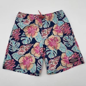 Boys Vineyard Vines Hawaiian Print Palm Tree Swim Shorts Sz Medium 12-14 - Picture 1 of 8