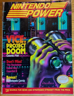 Revista Nintendo Power Vol 24 Mayo '91 con Póster y Cómic TODOS los Insertos... ¡BONITO!! Foto 1 de 4
