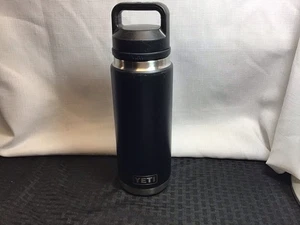 Yeti Rambler 26oz Vacuum Insulated, Leakproof Stainless Steel Chug Cap Black - Picture 1 of 6