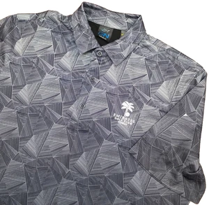 Polo de golf Emirates Golf Club Dubail Greg Norman estampado completo rendimiento - L - Imagen 1 de 7