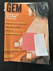 GEM Magazine August 1973 Vol 15 No 1 Vintage Men’s Collectible - Picture 1 of 6