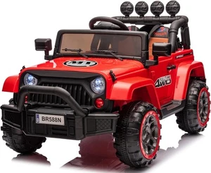 Auto Elettrica Macchina per Bambini Fuoristrada Off-Road con Sedile in Pelle e T - Foto 1 di 90