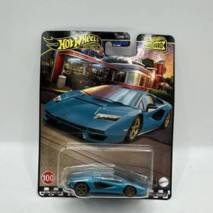 Hot Wheels Boulevard Lamborghini Countach LPI 800-4 Premium Blue #100 - Imagen 1 de 3