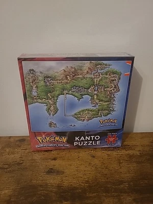 Pokemon Puzzle Kanto 550 Piece Jigsaw Puzzle Map USAoploy 18” X 24” - image 1 of 4