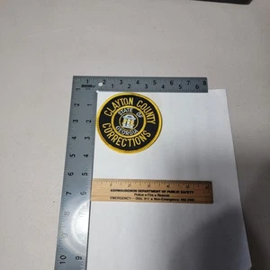 LE9b1 Police patch Corrections Clayton County Georgia Jail - Picture 1 of 2