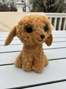 Ty Beanie Boos NOODLES The Dog 6" Plush Stuffed Animal Toy w/ Glitter Eyes - Picture 1 of 2