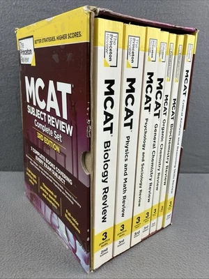 THE PRINCETON REVIEW: MCAT SUBJECT REVIEW Complete Set 3rd Edition * Clean - Image 1 of 4