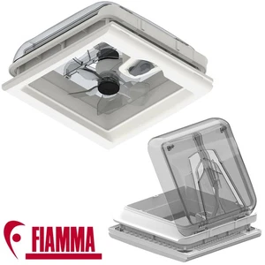 LÁMPARA DE TECHO CARAVANA FIAMMA TURBO VENT 28 CRISTAL 280 X 280 MM CON VENTILADOR - Imagen 1 de 6