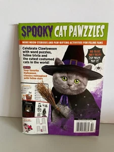 New Spooky Cat Pawzzles Pocket Size Puzzle Book  10/2022 Fall Halloween - Picture 1 of 2
