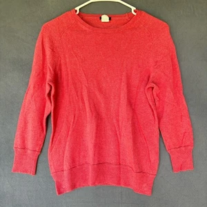 Vintage J. Crew Sweater Women's Medium Angora Blend Fitted Soft Girl Ethereal - Picture 1 of 6