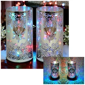 Lampada Proiettore Vetro LED Cambia Colore Luce Senza Fili Fantasia Twinkler Confezione da 2 - Foto 1 di 17