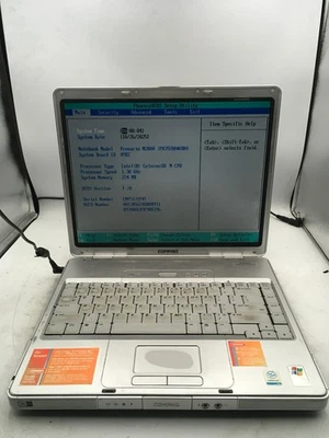 COMPAQ PRESARIO M2000 - BOOTS TO BIOS - INTEL CELERON - 256MB RAM - READ DESC-BB - Image 1 of 4