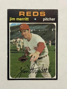 1971 Topps Jim Merritt #420 Cincinnati Reds - Picture 1 of 2